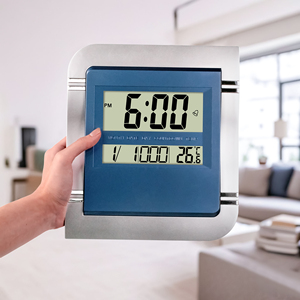 Nhà Máy Outlet mới cho kỹ thuật số <span class=keywords><strong>LCD</strong></span> Đồng hồ báo thức giá rẻ thông minh đồng hồ báo thức với màn hình màu và đèn nền - Product Image 1