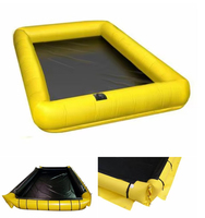 Tapis de lavage automobile gonflable portable en PVC de haute qualité JX, tapis commercial personnalisé et imperméable pour le nettoyage automobile