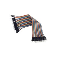 Kabel Jumper Dupont 40Pin 2.0mm hingga 2.54mm Pitch 1m Kabel Jumper Fleksibel untuk Breadboard dengan Isolasi PVC untuk Arduino Raspberry Pi.