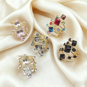 Ladies Hijab Scarf Buckle Pearl Geometry Hijab Scarf Accessories Spring Shape Silk Scarf <b>Ring</b> <b>Clip</b> Buckle <b>Ring</b> - Product Image 5