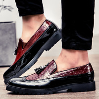 Chaussures habillées formelles pour hommes de grande taille, style britannique, motif sculpté, légères, chaussures de mariage avec livraison DDP