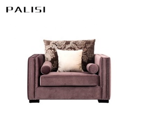 Moderno Vintage di lusso in velluto 3 posti mobili postmoderni divano componibile 123 gruppo in tessuto per soggiorno - Product Image 4