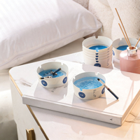 Cendrier jetable en papier avec sable éteignoir intégré, étanche, design à paroi simple, écologique, pour fêtes