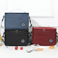 Sac isotherme personnalisé avec motif de lettres, étanche, à fermeture éclair, pour aliments