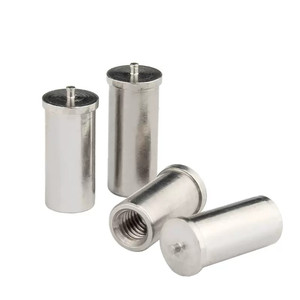 Goujons de projection en acier inoxydable et cuivre plaqué M2 M3 M4 M5 M6 avec filetage interne ISO13918 - Product Image 1