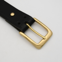 Boucles à ardillon carrées en laiton massif Cloxy 35 mm pour ceinture en cuir