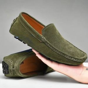MD-148 Mocassins Penny Loafers Élégants pour Hommes en Daim et Cuir, Respirants, Légers, Antidérapants, pour l'Été - Product Image 4