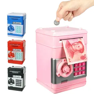 Hot Selling Munten Cash Saving Veilig Pinautomaat Spaarpot Kinderen Gift Automatisch Atm Met Elektrische Wachtwoord