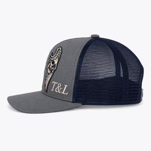 Wholesale Custom Logo Applique Embroidery 5 Trucker <b>Hat</b> Mesh Cap Breathable <b>Waterproof</b> Unisex Outdoor Use Gorras <b>Hats</b> - Product Image 4