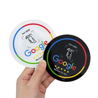 Autocollants PVC pour fenêtres avec avis Tripadvisor NFC213, étiquettes NFC avec code QR, menus de table pour café et restaurant