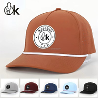 Gorra de Cuerda Trenzada de Poliéster, Gorras de Camionero Impermeables para Niñas, Gorras de 5 Paneles para Hombre, Diseñador para Logotipo Personalizado, Gorras Desestructuradas para Mujer