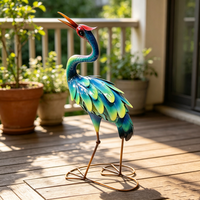 Statue de jardin paon style paix, décoration de mariage pour patio, pelouse et aménagement paysager - Vente en gros
