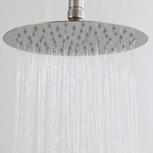 Ensemble de douche mural en acier inoxydable 304, avec pommeau de pluie et douchette à main, pour nouvelle résidence - Product Image 4