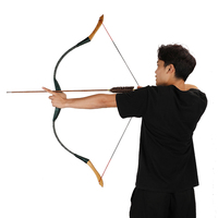 Meilleurs prix professionnel chine chasse traditionnelle longue bambou ensemble pour le tir vente en bois laminé tir à l'arc flèche et arc