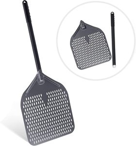 Pelle à pizza en aluminium anodisé dur perforé de haute qualité, lame à pizza, pelle à retourner au four - Product Image 3