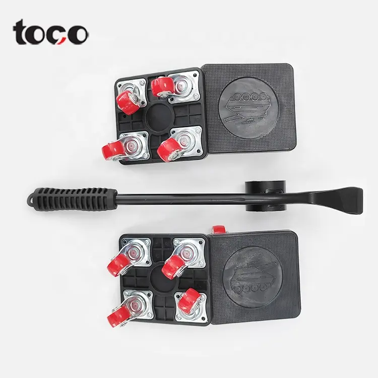 Toco toco demir mobilya taşıma seti ev arabası kaldırma ve taşıma slaytlar kiti kolayca sistemi taşıyıcı silindirleri