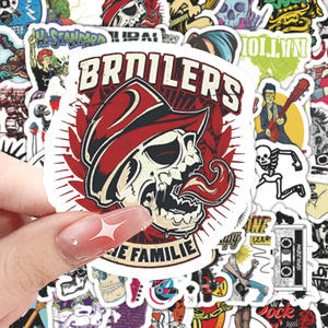 60pcs veck מדבקות גרפיטי רוק עבור תפאורה גיטרה סקייטבורד - Product Image 5