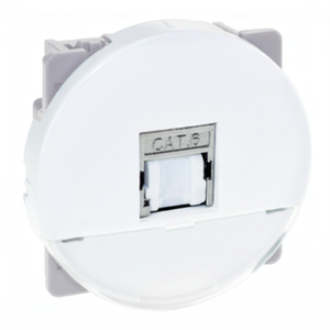 Connecteurs Ethernet blancs de prise RJ45 blindés COMETE Grade 2 TV Cat.6 STP - Product Image 1