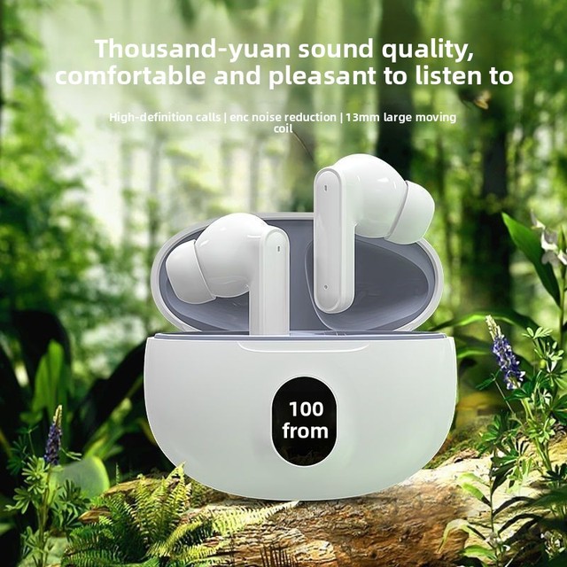 S10 New In-ear for 5.3 Earphones Wireless Noise Reduction IPX5 Waterproof Digital Display High-quality Sound Sports Compatible