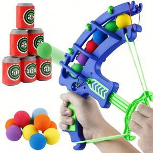 Juguetes de tiro para niños al por mayor: Arco, flecha, catapulta, balón de esponja EVA, objetivo, cubo y etiquetas para lanzar en interiores y exteriores. - Product Image 4