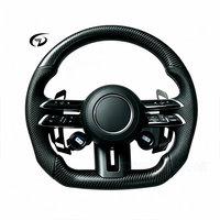 Volant en fibre de carbone mate personnalisé de qualité supérieure, compatible avec les assemblages Mercedes-Benz W223 W204 W205 809 AMG Classe E