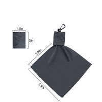 Chiffonnette de nettoyage de lunettes personnalisée avec logo imprimé, porte-clés, sublimation, en microfibre, avec pochette et clip