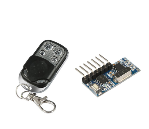 433 Mhz RF Remote Controls Transmitter and 433mhz RF Relay Receiver Switches Module Wireless 4 CH Output Control Switch