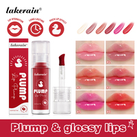 Gloss à lèvres repulpant à marque privée, imperméable, hydratant, longue tenue, haute pigmentation, non collant, texture lisse, vente en gros