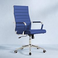 28USD 31USD Plus de choix OEM ODM Chaise de bureau pivotante moderne avec dossier haut inclinable