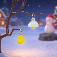 Linterna Hexagonal China Luminosa en Miniatura para Casa de Muñecas, Micropaisaje y Regalo Adorable