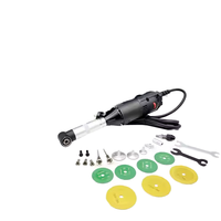 Machine de polissage de moules de meuleuse de coude électrique industrielle à 6 vitesses Mini Micro meuleuse d'angle pour le nettoyage de joints de carreaux 90 degrés 220V