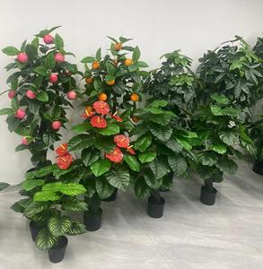 Bonsái Artificial <span class=keywords><strong>de</strong></span> Flor <span class=keywords><strong>de</strong></span> Durazno, Árbol <span class=keywords><strong>de</strong></span> Flor <span class=keywords><strong>de</strong></span> Durazno Artificial para Hotel, Planta Verde Simulada <span class=keywords><strong>de</strong></span> Plástico, Bonsái <span class=keywords><strong>de</strong></span> Fruta Artificial <span class=keywords><strong>de</strong></span> Bambú - Product Image 6