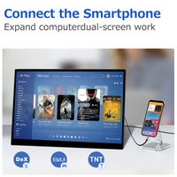 15.6" 60Hz Portable Monitor with USB C Port,FHD Gaming Monitor 1920*1080 with Back Stand Easy to Carry for Work As Second Screen