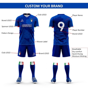 Custom High Quality Club <b>Soccer</b> Uniforms <b>Soccer</b> Wear Kit Short Sleeve <b>Soccer</b> Wear Jersey Set Football Uniform - Product Image 3