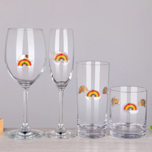 Emblema Decorativo Metálico 3D Esmaltado para Copas de Vino Tinto, Flautas de Champán, Vasos Highball y Collins - Product Image 5