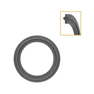 Sanitary EPDM FKM Buna-N Rubber Tri-Clamp Gaskets For Quick-Clamp Tube Fittings