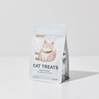 Sachet d'emballage personnalisé imprimé, refermable, de qualité alimentaire, recyclable, à fond plat, pour noix, snacks, fruits secs, lait et gelée