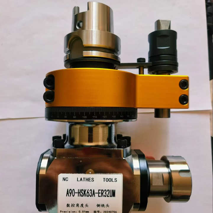 Right Angle Universal Angle Head HSK63A ER25 ER32 ER40 Angle Head for ...