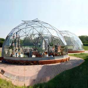 Tente extérieure personnalisable de 4m tente dôme igloo de jardin transparente dôme géodésique tente igloo à bulles pour les tentes de salons professionnels - Product Image 5