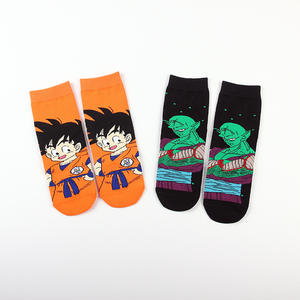 <span class=keywords><strong>Calcetines</strong></span> cortos con estampado de dibujos animados para hombre, Medias divertidas de dragón calcetina con personalidad, Anime, novedad - Product Image 3