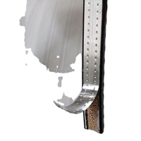 Fournisseur chinois HTY – Bande d'isolation en aluminium butyle à double couche de verre de haute qualité avec joint en caoutchouc à bords chauds et vis