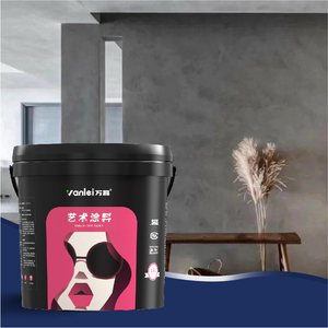 Pintura de Pared Artística Resistente a los Arañazos Qihang, Revestimiento Líquido de Emulsión con Textura de Gamuza de Lujo para Hoteles y Salas de Exhibición - Product Image 4