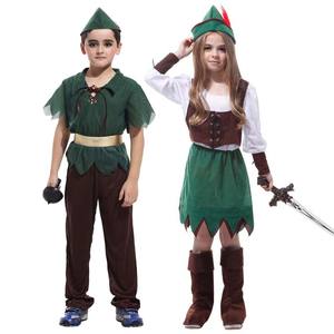 Halloween Garçons Vert Forêt Prince Cosplay Garçon <span class=keywords><strong>Peter</strong></span> <span class=keywords><strong>Pan</strong></span> Costume DISP-008-5 - Product Image 1