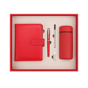 Set de Regalo Ejecutivo: Libreta de Cuero PU con Organizador, Vaso, Bolígrafo y USB para Regalos de Agradecimiento a Empleados - Product Image 4