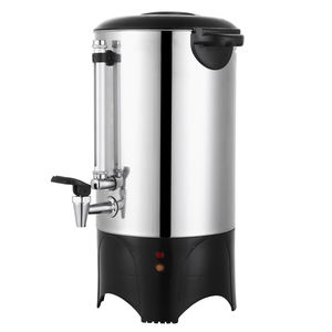 <span class=keywords><strong>Cafetière</strong></span> thermique en acier inoxydable à 40 tasses à prix réduit avec percolateur et jauge de niveau d'eau pour boulangerie commerciale - Product Image 1