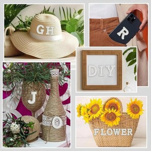 Handmade Tùy Chỉnh Thêu Ngọc Trai & Thạch Sắt Trên Các Bản Vá Lỗi Bảng Chữ Cái Đính Cườm Logo Cho Quần Áo Túi Xách & Phụ Kiện - Product Image 6