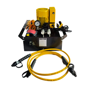 เปลี่ยนปั๊มไฮดรอลิก ENERPAC รุ่น VHCP2011 220V มอเตอร์กำลัง 1.1KW ความจุน้ำมัน 20 ลิตร พร้อมระบบระบายความร้อนด้วยอากาศและล้อเลื่อน - Product Image 3