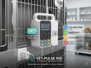 Bomba de jeringa digital para animales con batería recargable, bombas de infusión para mascotas para clínicas veterinarias - Product Image 5