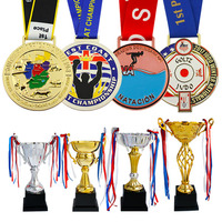 Trophée de football australien en métal 3D sur mesure et médailles d'or