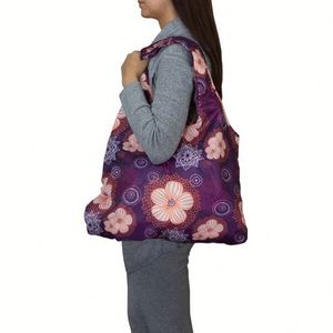 Bolsa de Compras Plegable de Gran Capacidad Personalizada de Fábrica, Bolsa de Supermercado Plegable con Impresión Completa - Product Image 5